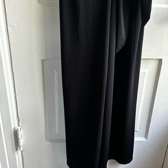 Banana Republic Tie-Front Cropped Jumpsuit Black - Picture 7 of 9